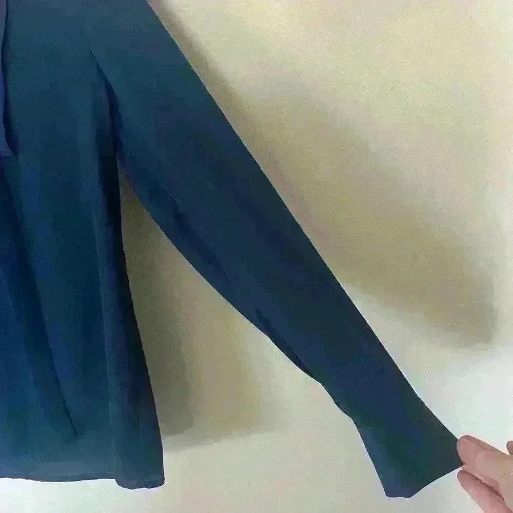 Vince Camuto Blue Long Sleeve Blouse - Picture 3 of 5